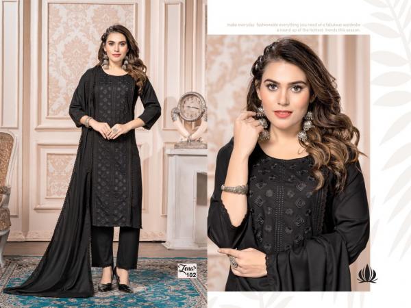 Trendy Zena Rayon Designer Exclusive Readymade Suit Collection